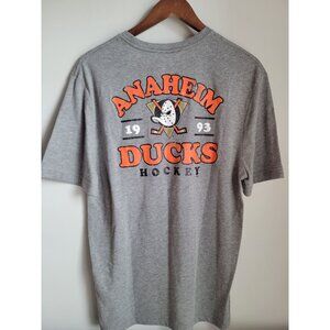 Anaheim Ducks T-shirt Gray Size M NHL new
